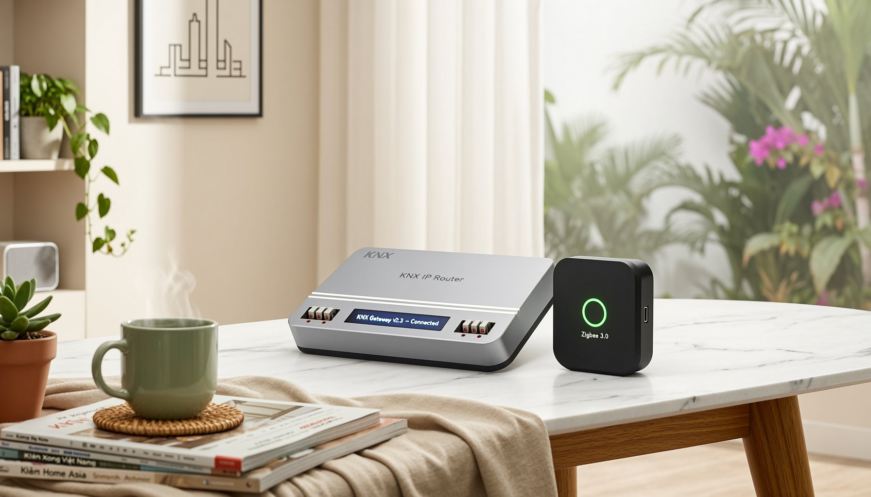 Hệ thống nhà thông minh KNX và Zigbee